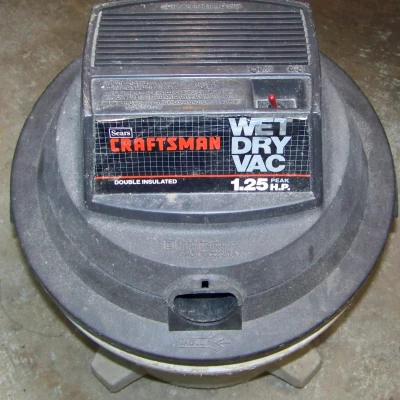 Chế máy hút bụi cũ Sears Craftsman để xài lọc mới