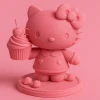 Hello Kitty Cầm Bánh Cupcake - Thumbnail 1