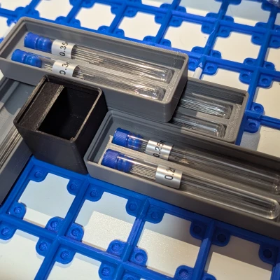 Hộp Đựng Ống Kim Vệ Sinh Đầu Phun Gridfinity