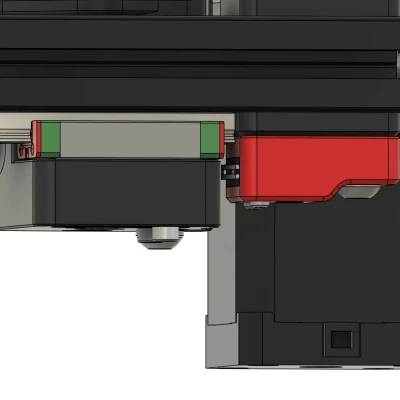 Voron Trident Chặn Y không dây xích