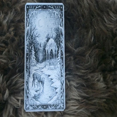 Bookmark Rừng Cây Mùa Đông Phong Cách Gothic