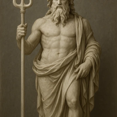 Tượng Thần Neptune