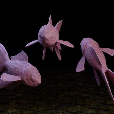 Cá Sen - Mô hình 3D in ấn