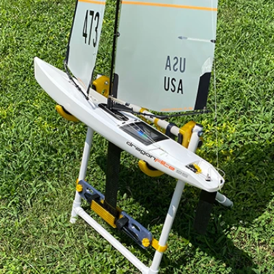 Giá đỡ thuyền buồm RC bằng ống PVC 3/4 " - 5 vị trí cho DF95, DF65, IOM, US1M, Star 45