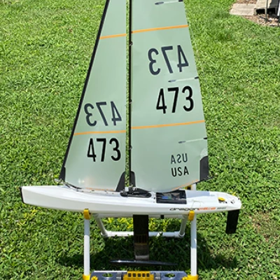 Giá đỡ thuyền buồm RC bằng ống PVC 3/4 " - 5 vị trí cho DF95, DF65, IOM, US1M, Star 45