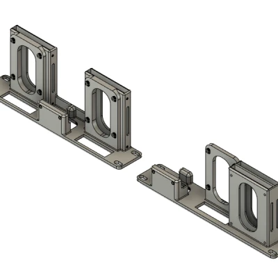 Giá đỡ Rack 10 inch cho RPi + 2 SSD 2.5 inch + 1 JetKVM