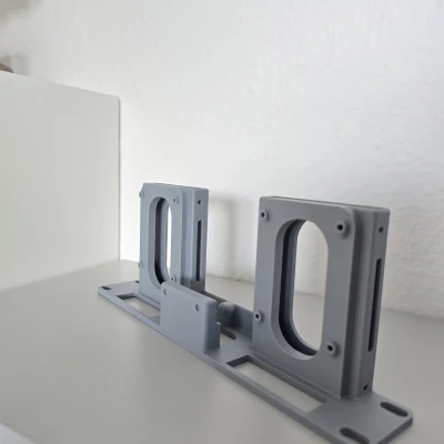 Giá đỡ Rack 10 inch cho RPi + 2 SSD 2.5 inch + 1 JetKVM