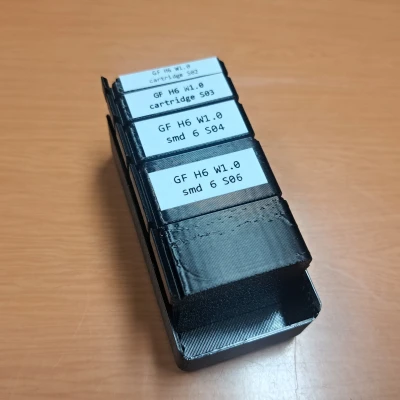 Hệ thống Lưu trữ Hộp mực Tương thích Gridfinity SLICC GF H6 W1.0 Có Nắp