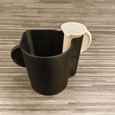 Giá đỡ tủ lạnh Delonghi Magnifica Evo có khay hứng sữa