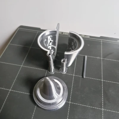 Khuôn mở đôi làm tổ ong (hình nón thông) – Cải tiến, côn, dễ lấy bánh