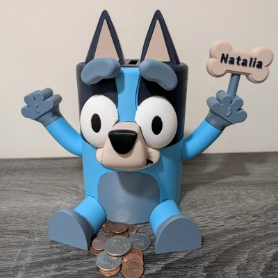 Heo Đất Bluey Nhiều Mảnh (Không Cần AMS)