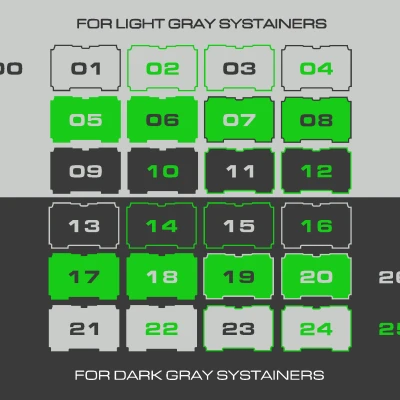 Nhãn FESTOOL v3 cho hộp systainer T-LOC/SYS3 của Tanos