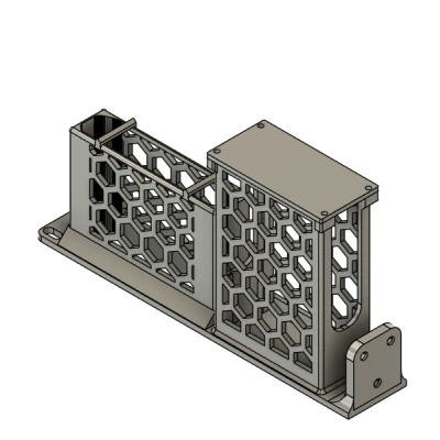 Giá đỡ Module Rack 19 inch cho Unifi UCG-Fiber PSU + Unifi flex mini