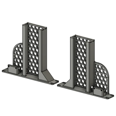 Giá đỡ Power Brick USW ULTRA 210W + JetKVM gắn rack 10 inch