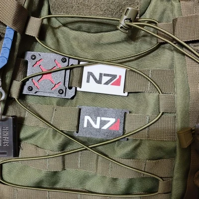 Móc N7 Molle/In Đa Sắc