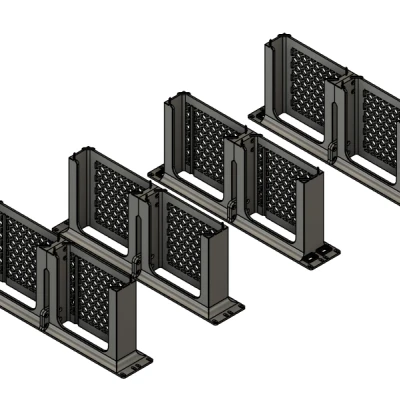 Giá đỡ rack 19 inch cho 2x Minisforum ms-01