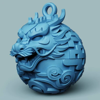 Quả Châu Đầu Rồng | Trang Trí Năm Con Rồng