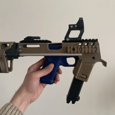 Bộ Báng Súng Carbine Airsoft cho Glock 17 Marui hoặc CYMA AEP