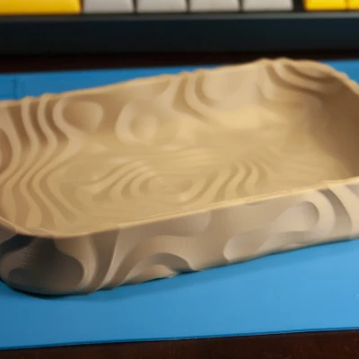 Khay Đựng Đồ Họa Tiết Vòng Tròn