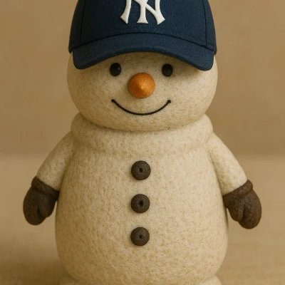 Mô hình Người Tuyết Dễ Thương NY Yankees 4