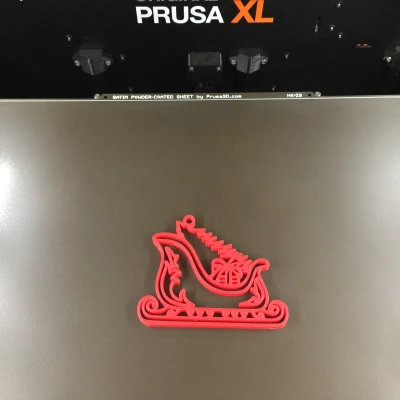 Mô hình Xe Trượt Tuyết Giáng Sinh