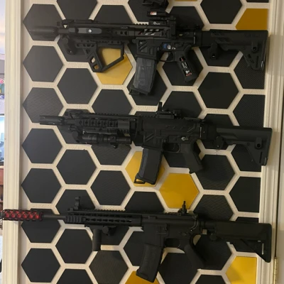 Vỏ AEG Hoàn Chỉnh - Airsoft M4 (Kiểu AR15) - Dạng Khung Xương - In Toàn Bộ