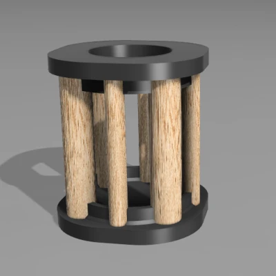 Chỗ Cắm Bút Hiện Đại – Lai Gỗ & In 3D