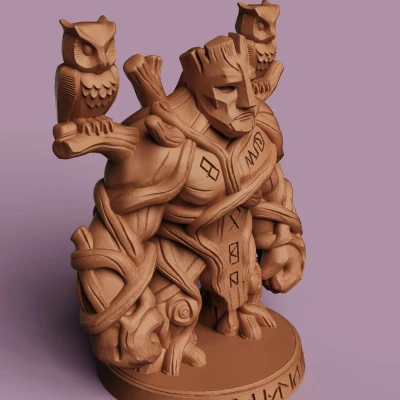 Nordic Treant Forest Guardian | Mô Hình RPG Fantasy