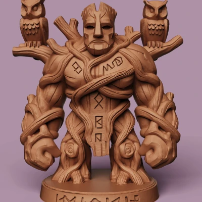Nordic Treant Forest Guardian | Mô Hình RPG Fantasy