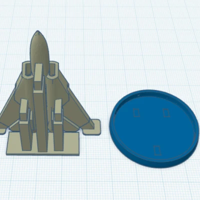 Mô hình F-14 Tomcat Crash Derby có khớp nối