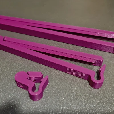 Kẹp túi có cơ chế tự động snap-in