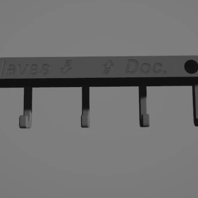 Chỗ treo chìa khóa và để card visit tiện lợi