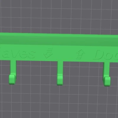 Chỗ treo chìa khóa và để card visit tiện lợi