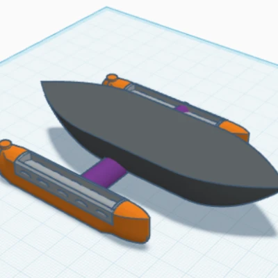 Mô hình thuyền bơm hơi (Pontoon Boat)