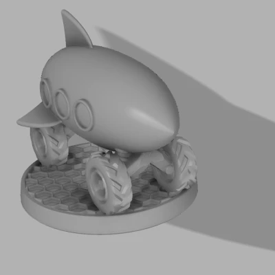 Red Rocket - Xe Đua Hầm Hố Cho Game & Trưng Bày