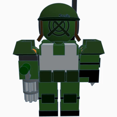 Mô Hình Nhân Vật Robot Lính (CrankDroid) Droid Lính Articulated (Die of Death OC Roblox)