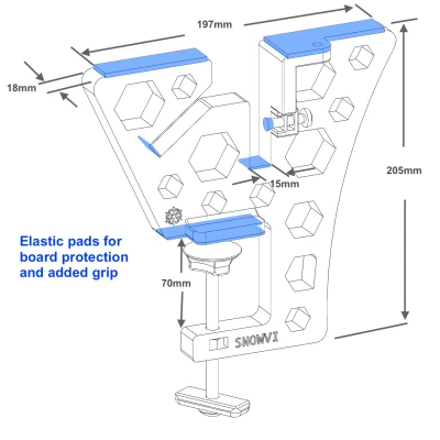 Ê tô SnowVi cho Snowboard và Ski