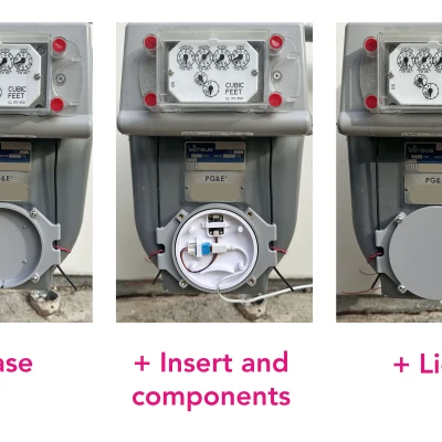 Vỏ Đọc Đồng Hồ Gas ESPHome