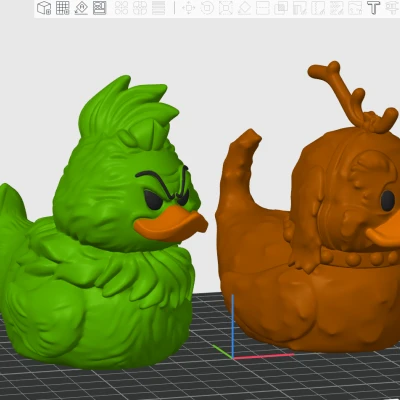 Vịt Giáng Sinh Grinch (bản sao vịt Tubbz)