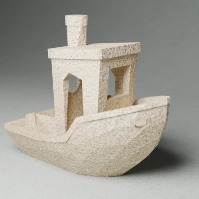 Mô hình Benchy low poly