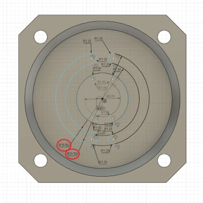 Nắp Bánh Răng Hành Tinh Nextruder - Phiên bản 3DPrintNick