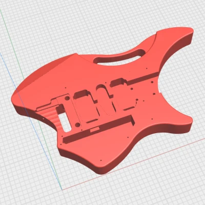 Mô hình Đàn Guitar Điện Mới