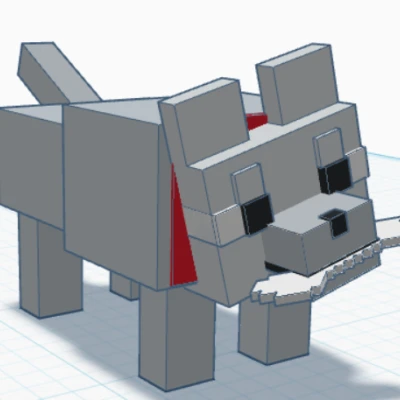 Chó Minecraft (Rufus)