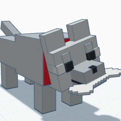 Chó Minecraft (Rufus)