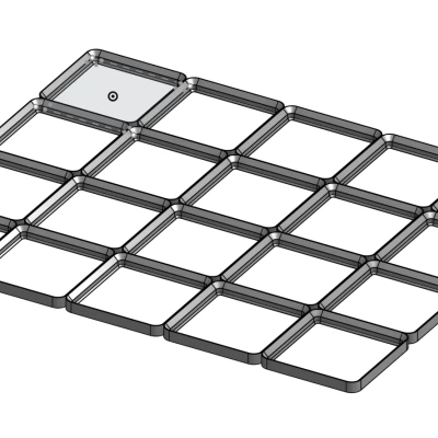 Khay Gridfinity Kích Thước Tùy Chỉnh (OnShape)