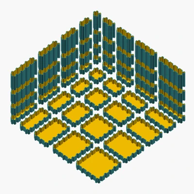 Hàng trăm Khay Đựng Đồ Văn Phòng Kiểu Ghép Hình