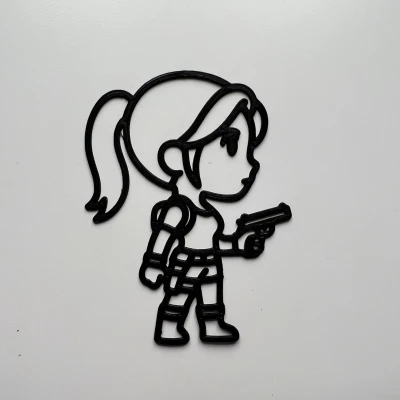 Tranh Treo Tường Lara Croft #1