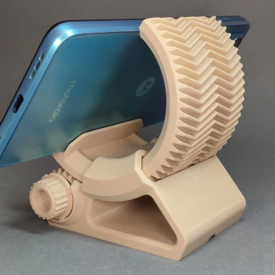 Đế điện thoại có bánh răng