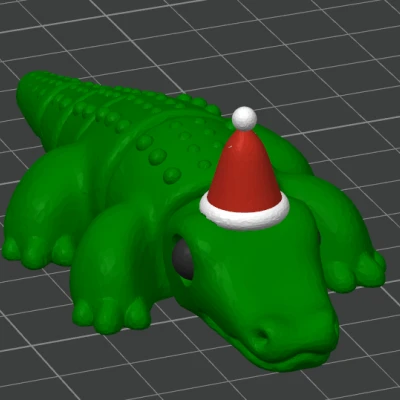 Cá Sấu Giáng Sinh!! Đồ Chơi Fidget