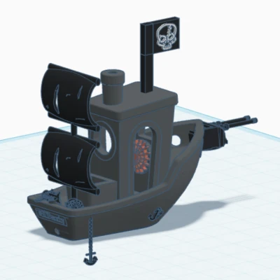 Mô hình Benchy Cướp Biển "Pirate Benchy"